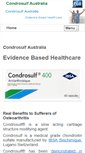 Mobile Screenshot of condrosulf.com.au